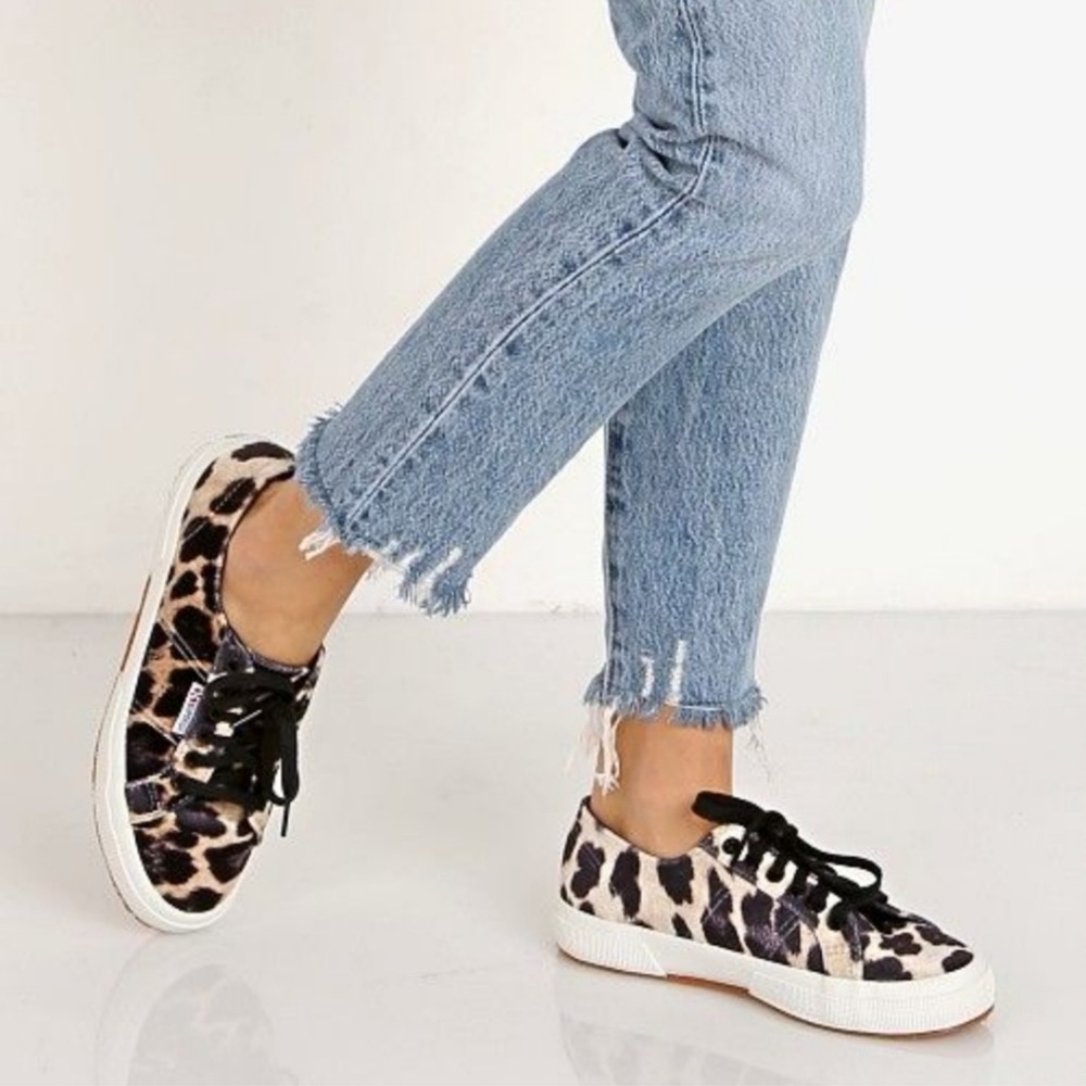 🐆 Superga Leopard Velvet Sneakers🐆